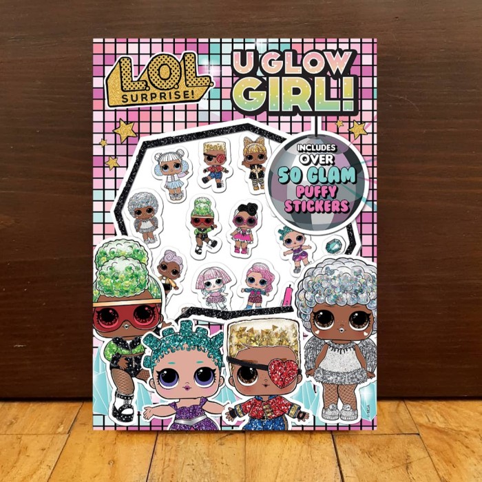 

Preschool (1-5 yo) book : L.O.L Surprise Colouring with Puffy Stickers