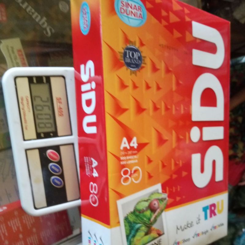

SIDU A4 80gsm 500lembar