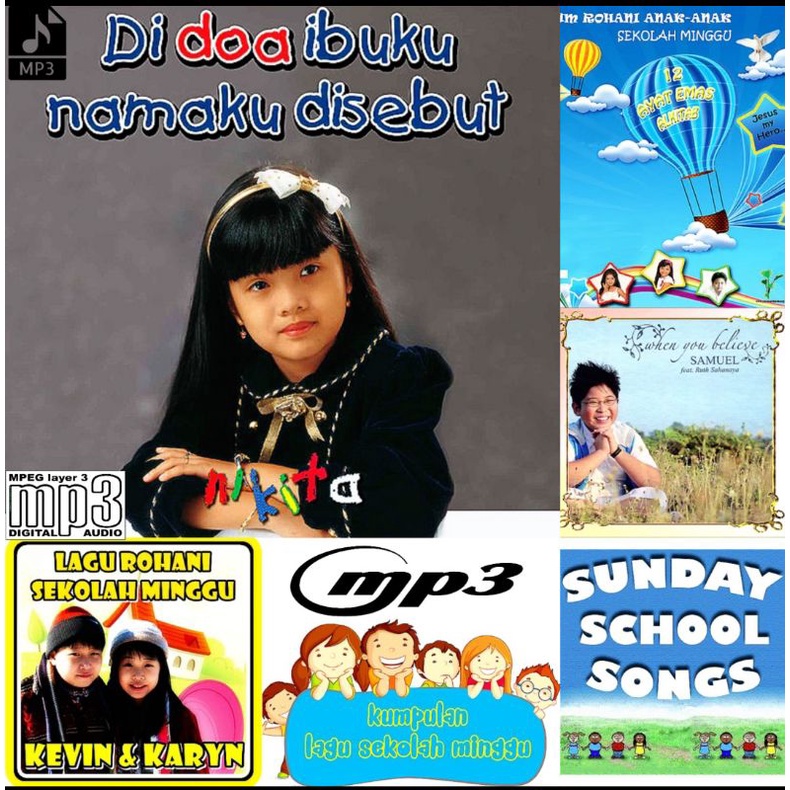 Kaset CD Mp3 Lagu Rohani Anak-anak Terlaris - Kaset Mp3 Rohani Kristen - Kaset CD Mp3 Musik Rohani K