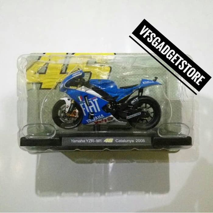 Diecast Ducati - Diecast New Ray Vespa - Diecast Motogp Diecast Valentino Rossi Skala 1:18 Leo