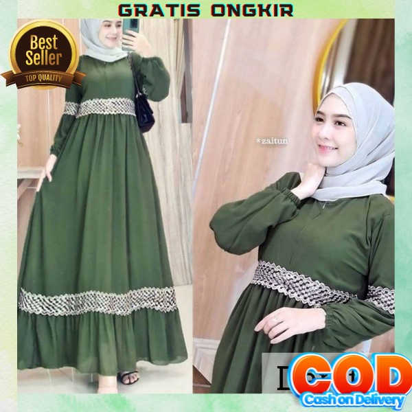 Baju Gamis Model Terbaru Gamis Kondangan 2023 Bsju Games Kekinian Jumbo Import Murah Bju Games Syari