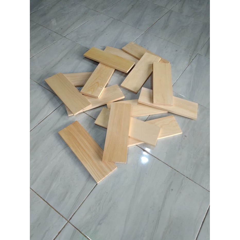 Talenan Kayu Kotak 25 x 10 / Bahan Decoupage / Bahan Talenan Lukis