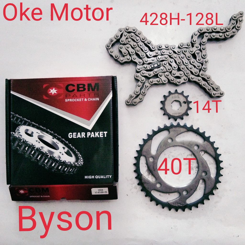 gear set gear paket motor byson