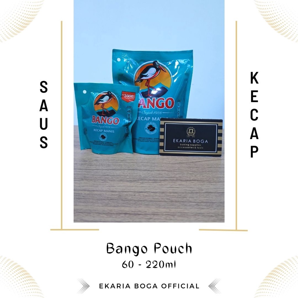 

KECAP | KECAP MANIS | KECAP BANGO | BANGO POUCH 59 - 210ML