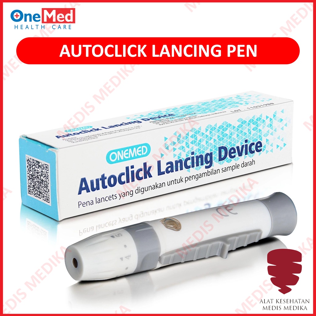 Lancing Pen Bekam Lancet Device Pena Jarum Tembak Alat Ambil Sample Darah