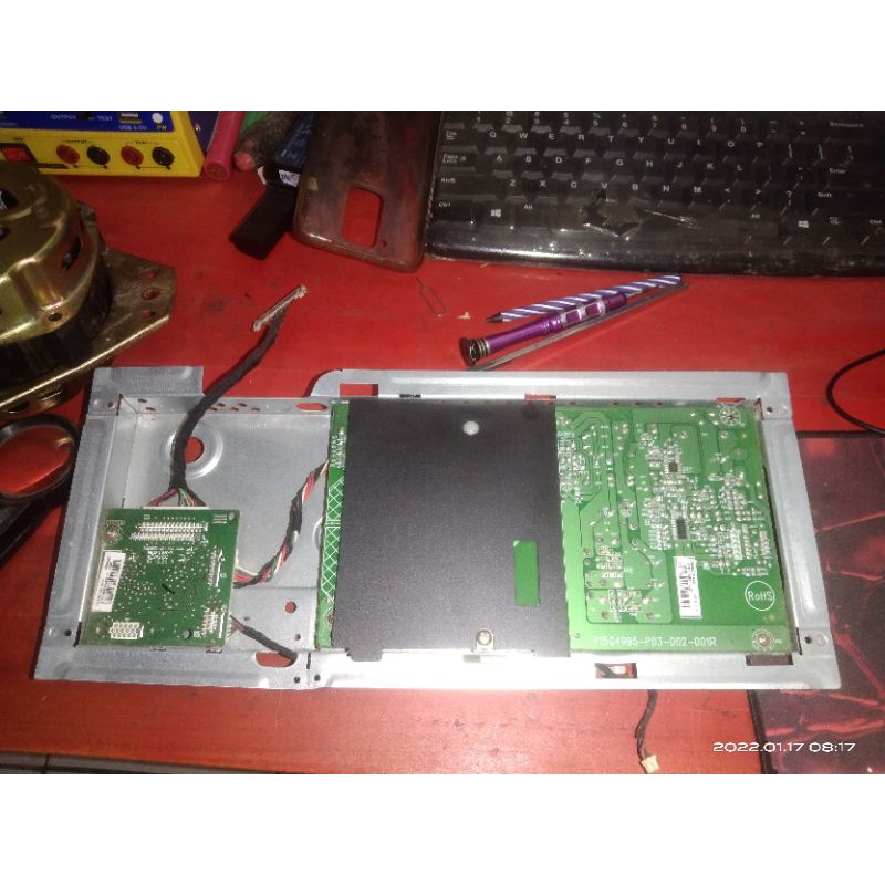 mesin monitor LCD Asus 19 inch normal