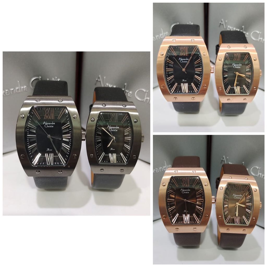 Jam Couple  Alexandre Christie AC8650  AC 8650 Original Garansi Resmi Alexander Christie