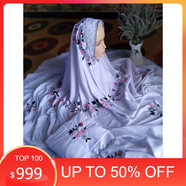 Mukena DEWASA Mukena POTONGAN bordir Mukena PUTUSAN bordir Mukena bordir tebal Mukena santri Mukena 