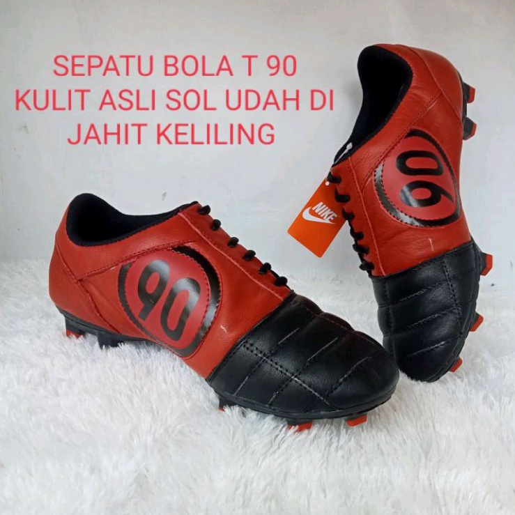 SEPATU SEPAK BOLA T90  SOL UDAH DI JAHIT