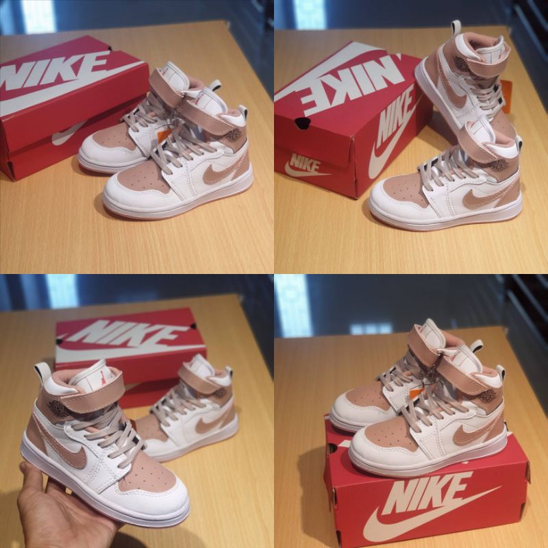 Sepatu Sneakers Nike Air Jordan Anak Perempuan Grade Original Sepatu Kets Anak Perempuan Umur 1 2 3 4 5 6 7 8 9 10 Tahun