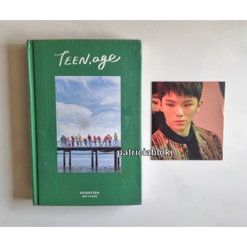 Fullset 2nd Album Seventeen Teen Age Green Ver Preloved TA Woozi YMMDAWN TeenAge Orange rs dawn ymmd
