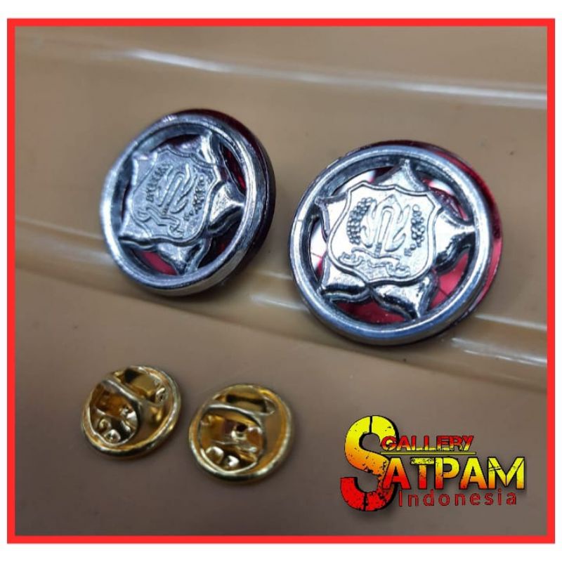 PIN MONOGRAM SATPAM SECURITY - PIN KERAH SATPAM