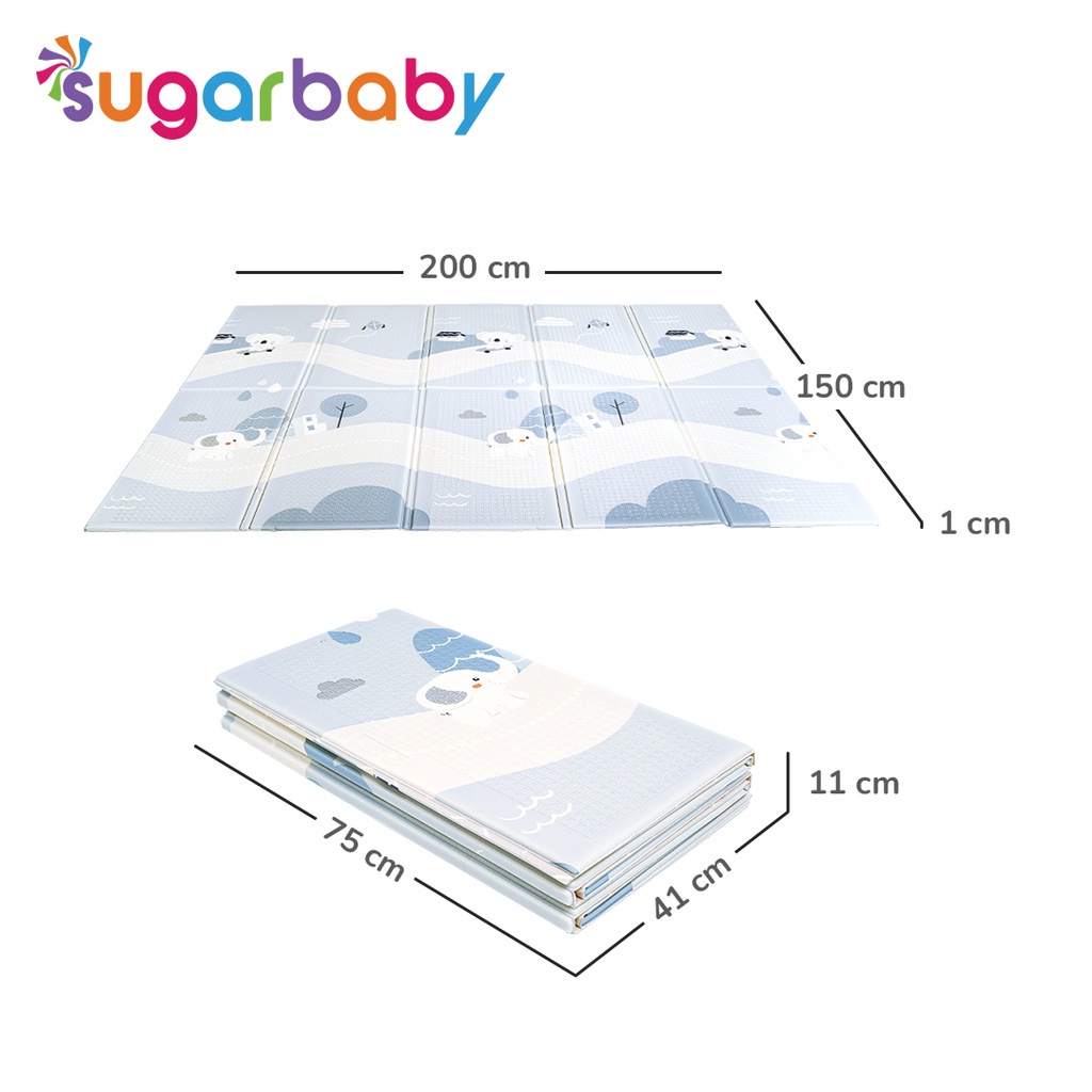 Sugarbaby Foldable Baby Playmat (Nature Series) / Playmat Lipat Anak / Karpet Lipat Bayi / Matras Bayi