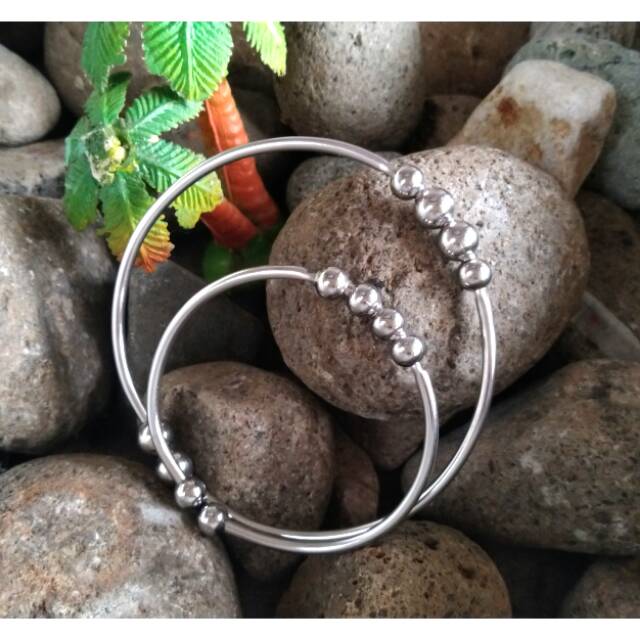Gelang monel bola 4 couple
