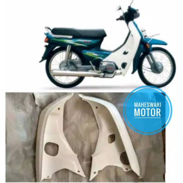 Sayap Samping Legshield Luar Honda Astrea Grand Putih.