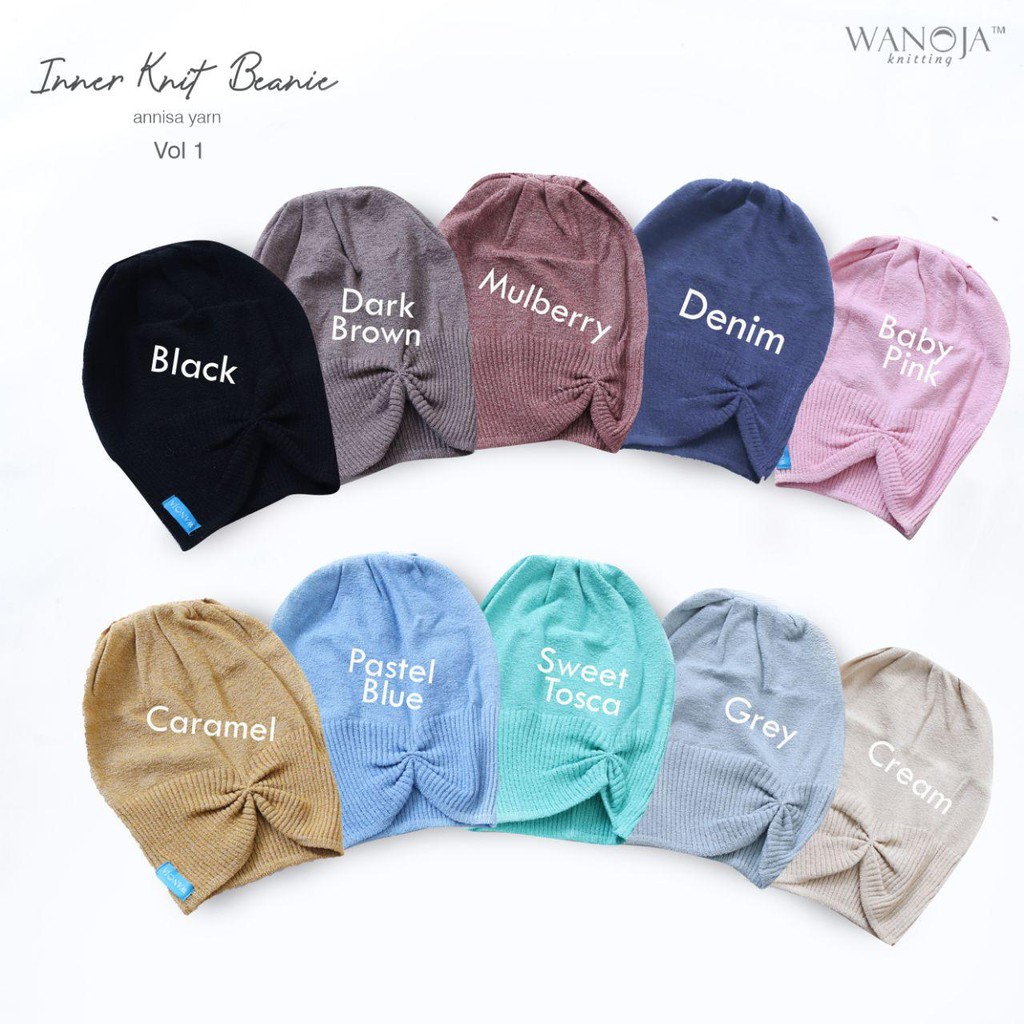 Ciput Beanie by Wanoja~Ciput Rajut~Ciput Wanoja