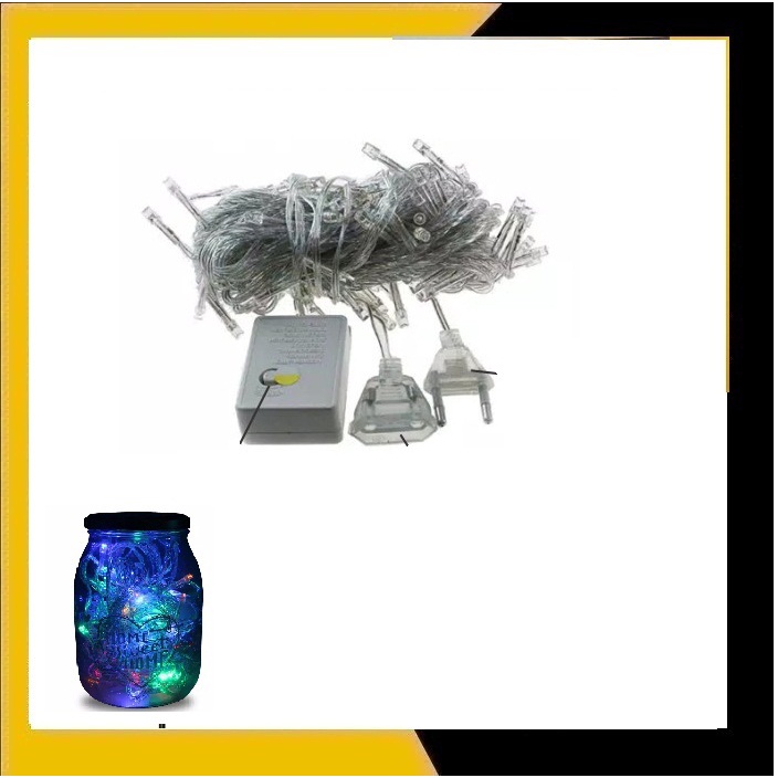 Lampu Tumblr Light Led 10 Mtr OPP 100 LED rainbow