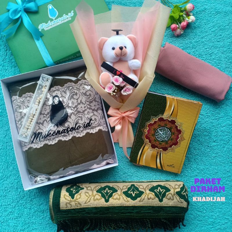 Mukena Hampers Paket Dirham Kado Ultah Cewek Muslimah Paket Mukenah Set Box Untuk Hantaran Free Gift