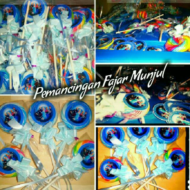 

MP Permen Lolipop Manis 4cm dengan Stiker