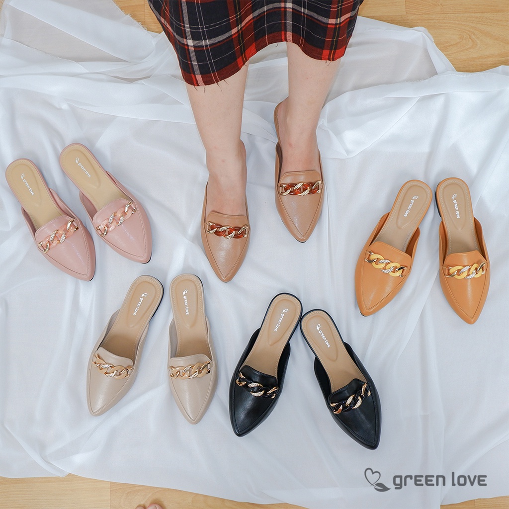 Green Love Sepatu Selop Wanita Gabriella