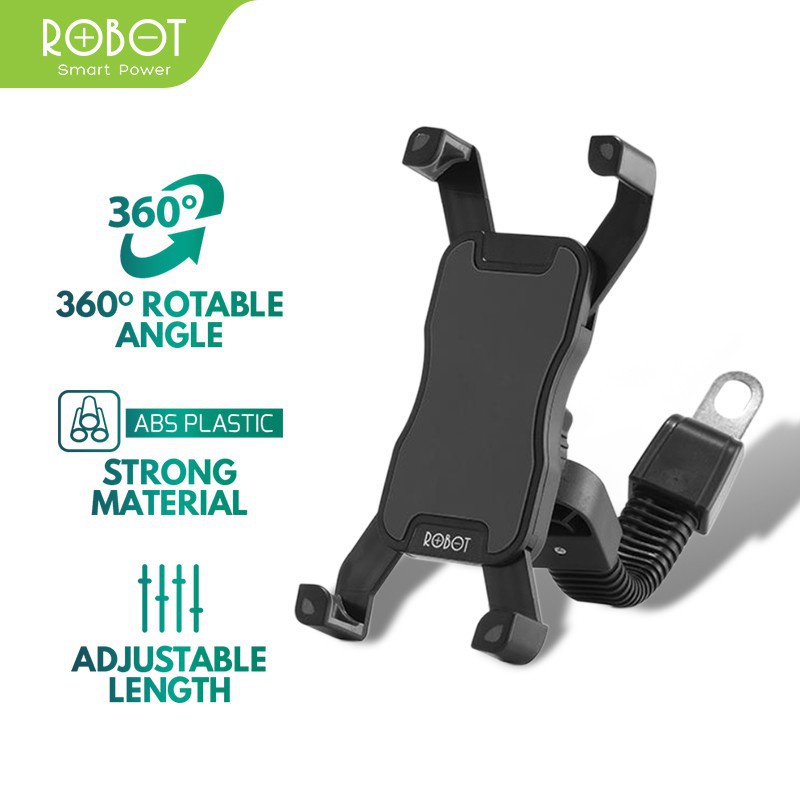 ROBOT RT-MH02 motorcyle holder retractable black+gray