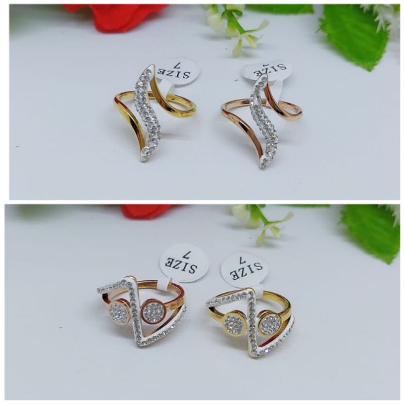 Cincin titanium full permata 037.038