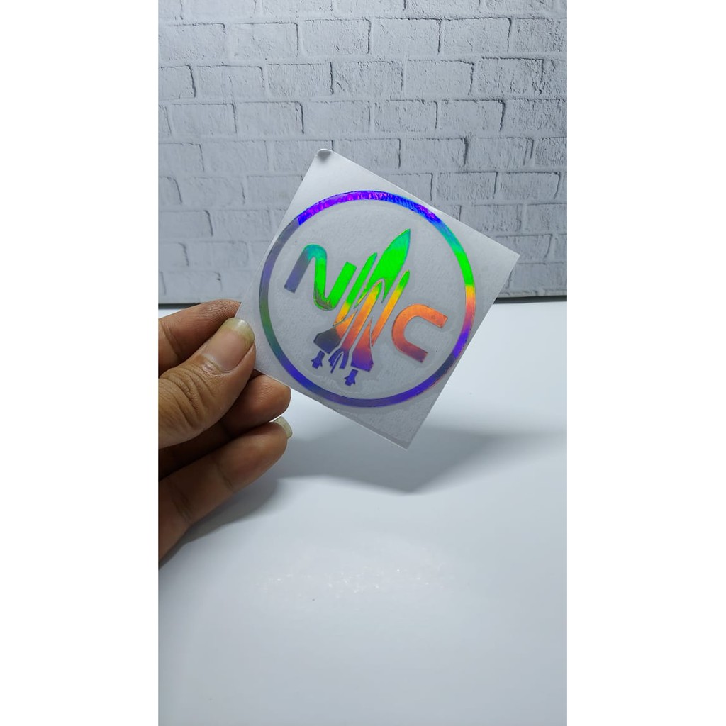 Stiker LOGO NASA stiker ROCKET