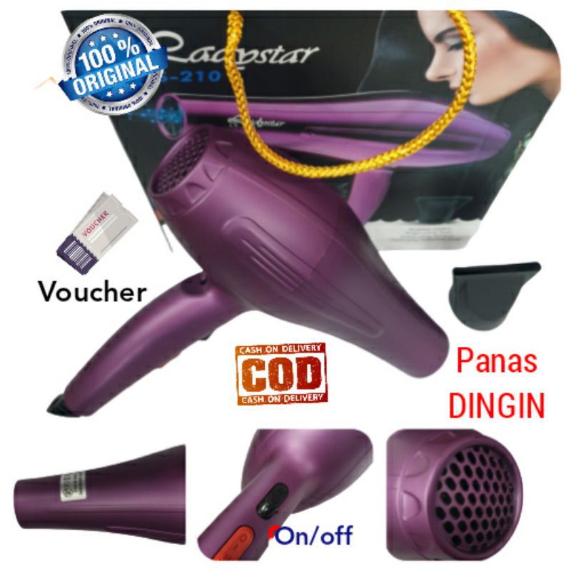 Hairdryer ladystar LS-210 Hairdryer salon PROFESIONAL ORIGINAL