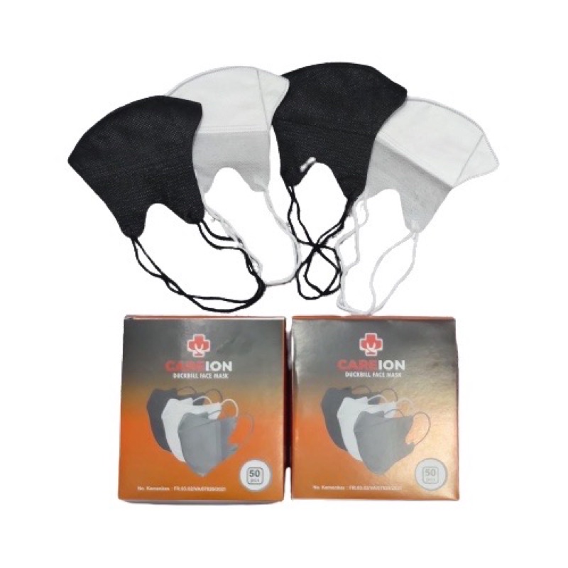 Masker Duckbill Hijab Careion/ Masker Duckbill Hijab BOX