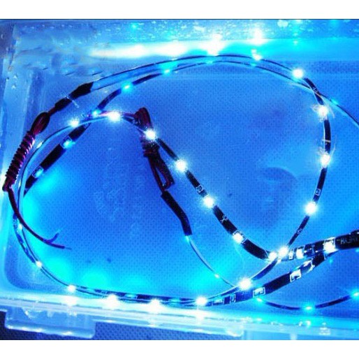 Lampu LED Strip untuk Headlamp Tiruan Daylight Daytime Running DIY 60cm 60 titik LED