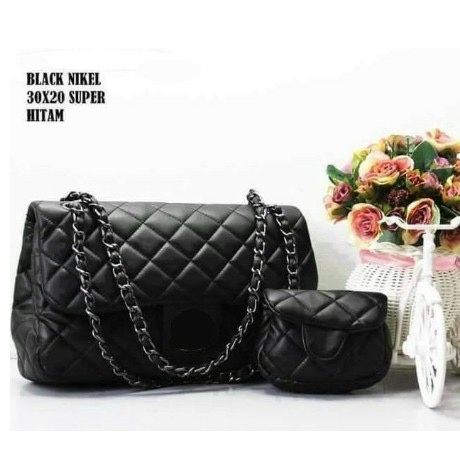 ￼BEST SELLER!! ! TAS CHA - NEL WANITA IMPORT MAXI BAHAN TEBAL TAS SELEMPANG HARGA TERMURAH !