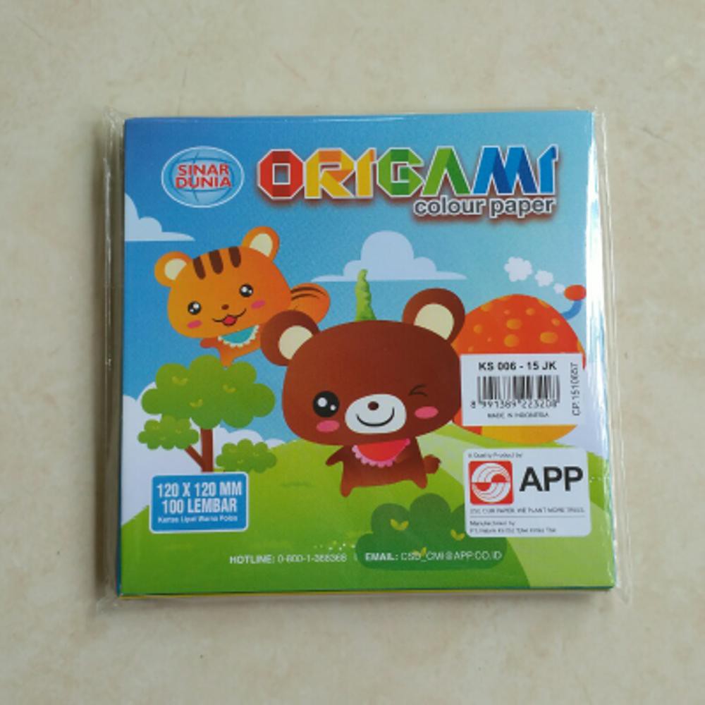 

Origami Sidu Kecil 12 x 12 cm 100 lembar