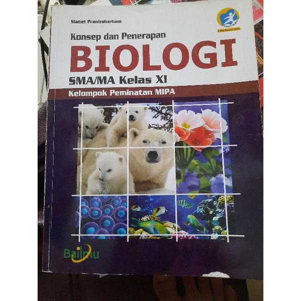 

Buku paket BAILMU BIOLOGI kelas 11 XI SMA