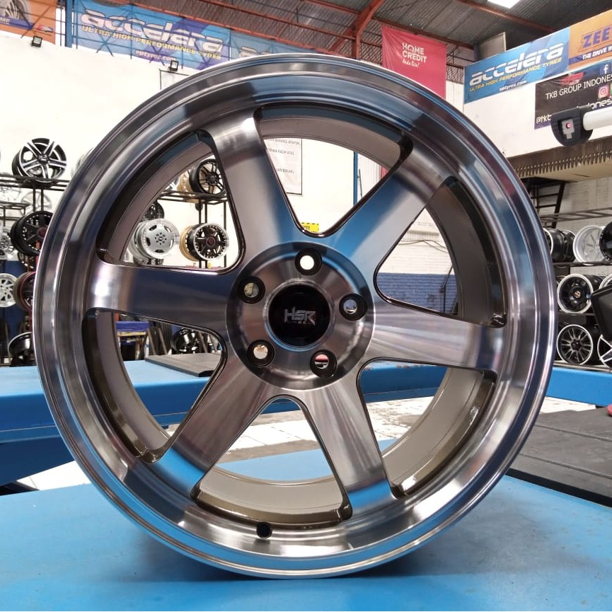 Velg Mobil HSR TOKYO TE37 Ring 18 Velg Racing R18 HRV Xpander Camry Civic Turbo Gratis Ongkir