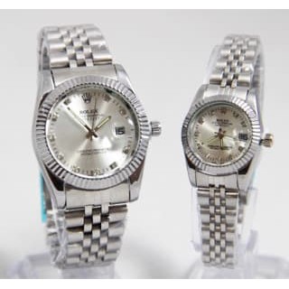 Jual jam tangan couple rolex rantai / jam rolex Terlaris