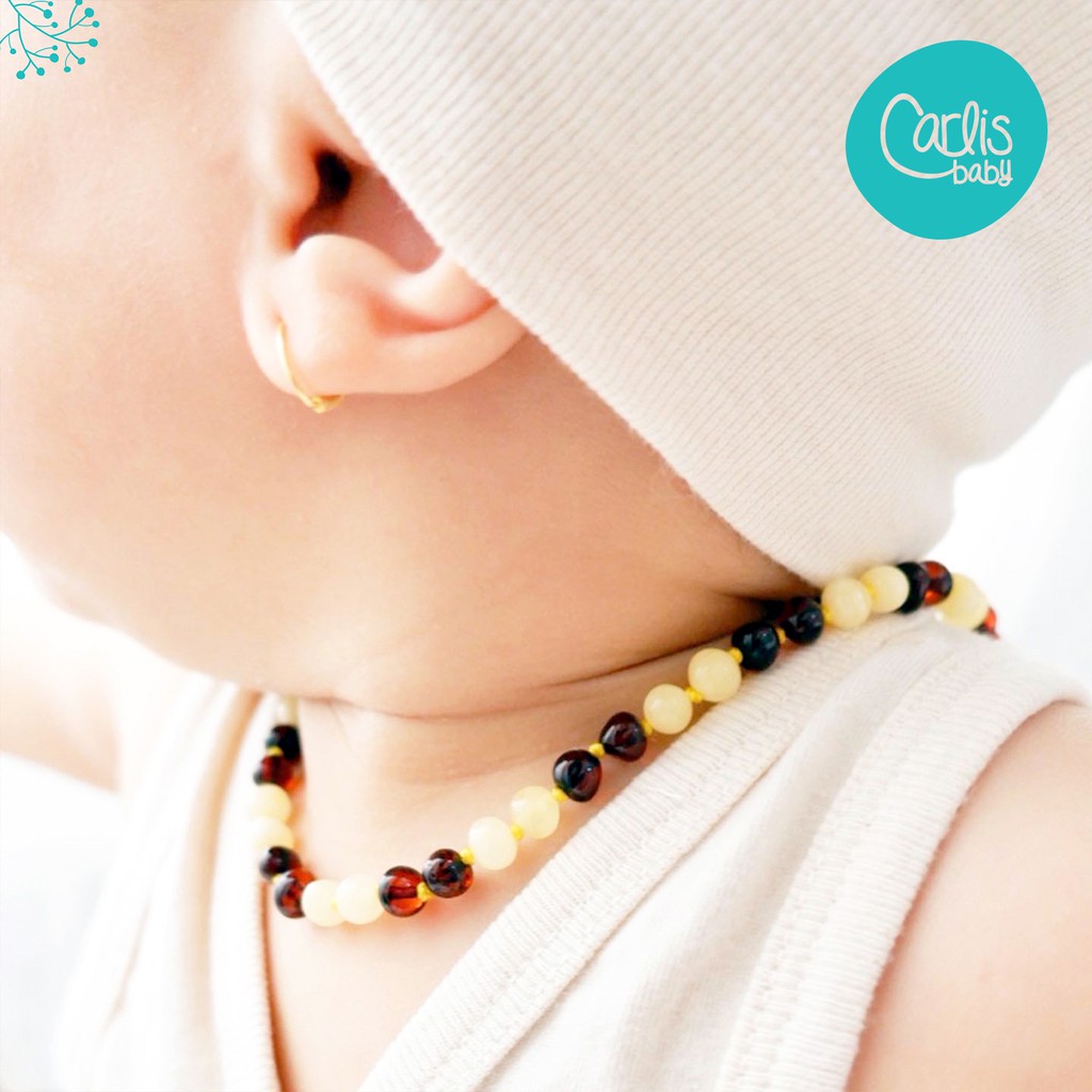 CE127 Kalung Amber Tumbuh Gigi Bayi By Carlis Baby