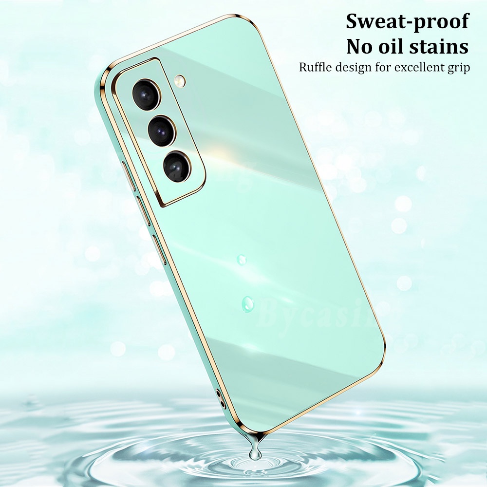 Soft Case Bahan Karet Bentuk Persegi Untuk Samsung A7 2018 Note 20 Ultra Note10 A51 A71 A10S A20 A30 A10 6D