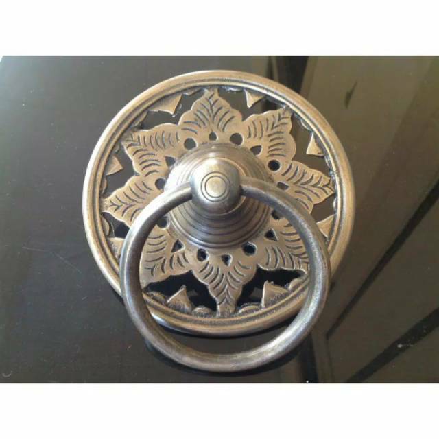 Handle Pintu Rumah Kuningan Antik Murah Gebyok 055