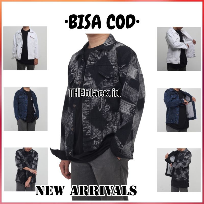 NEW ARRIVALS JAKET JEANS PRIA LEV /JAKET JEANS / JAKET