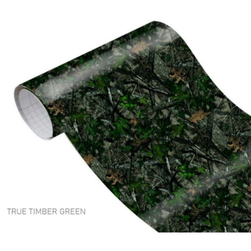 Stiker Camo Senapan Angin Truetimber Green ukuran 50x100cm