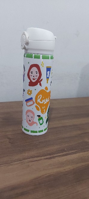 Tumbler Custom Botol Minum Termos Stainless 500ml - Tumbler Print Uv