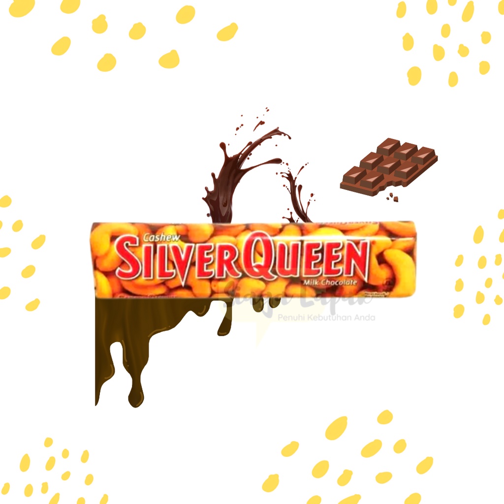 Silverqueen Coklat Susu Kacang Mente Cashews 28gr