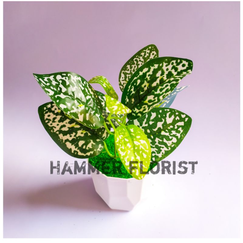 Bunga Artificial Bunga Hias Pajangan Bunga Dekorasi Rumah Meja Rangkain Bunga Pot Bunga D8-D4