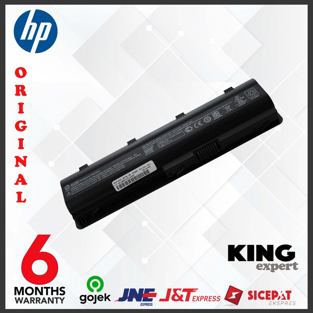Original Baterai HP 430 431 1000 Pavilion dv3-4000 dv4-2000 dv6-3000 dv7-4000 dm4-1000 G4 G6 G7 G42 