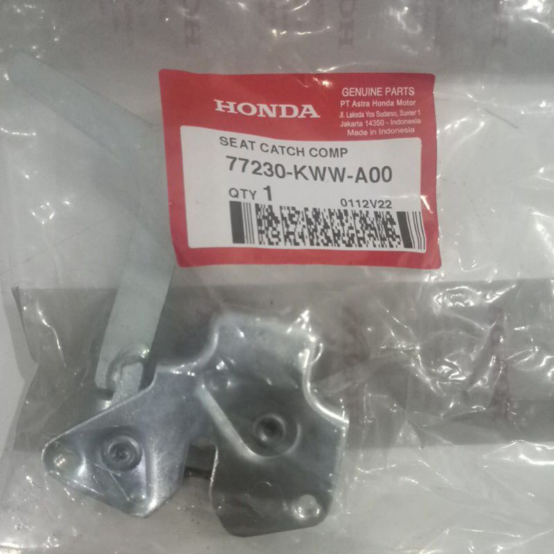KEPITING SADEL JOK SEAT CATCH COMP NEW REVO ABS 110  PN. 77230 KWW A00 - ORIGINAL