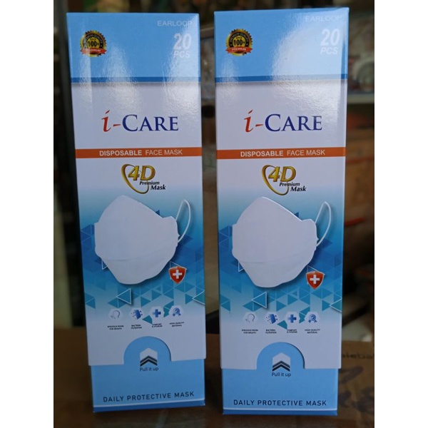 Masker I-Care 20pcs | Disposable Face Mask