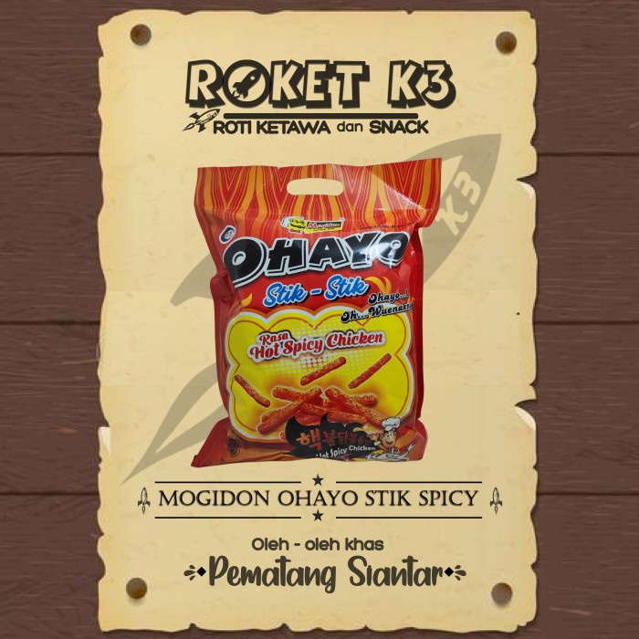 

Mogidon Ohayo Stik Makanan Ringan Snack Kerupuk Jajanan Cemilan Enak