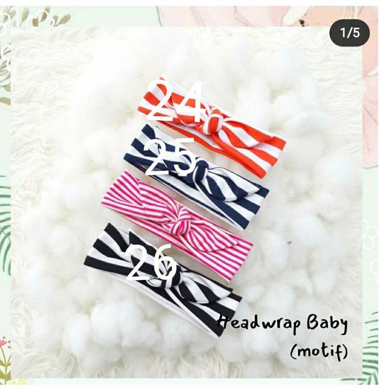 Bandana Anak / Bando Anak / Bandana Bayi / Bando Bayi / Headband Anak