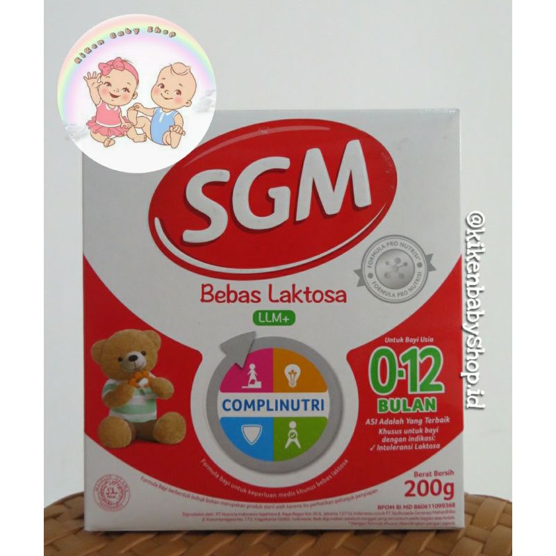 SGM Bebas Laktosa Complinutri LLM+