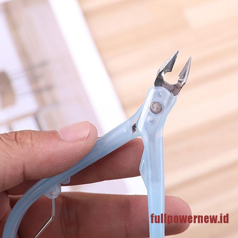 【COD】Handle Toenail Ingrown Nail Art Cuticle Nipper Manicure Scissor Tool Pedicure